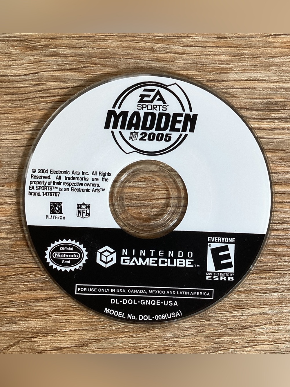 Madden NFL 2005 (Nintendo GameCube, 2004) Disc Only - Tested, Working